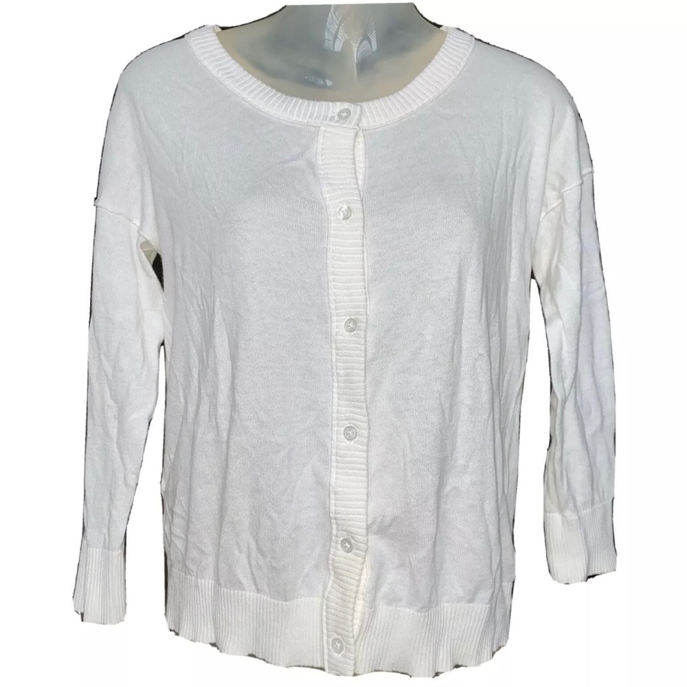 Mossimo Supply Co Girls Cardigan Button Up Ivory